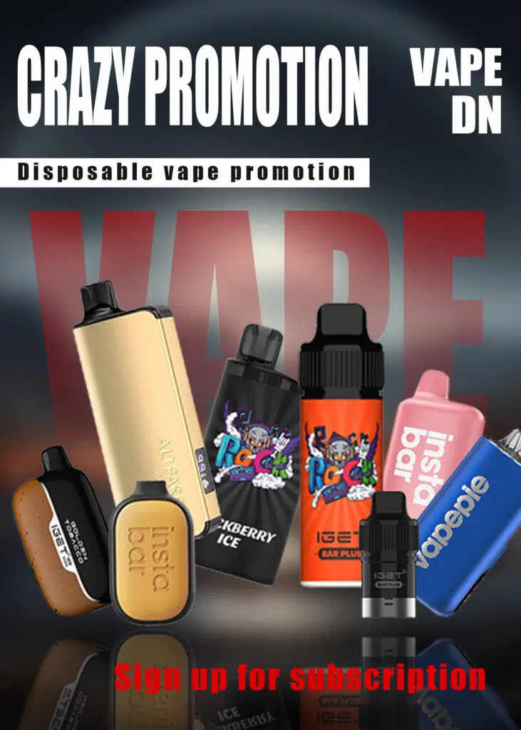 Disposable vape promotion